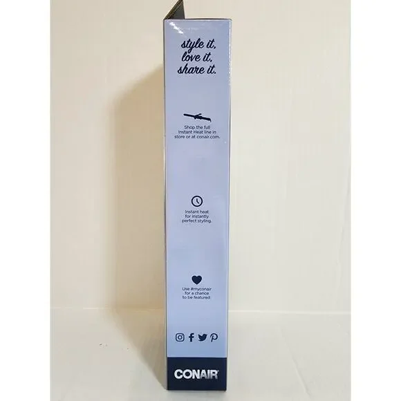 CONAIR‎ Instant Heat Curling Iron 1" Barrell New In Box - Picture 4 of 6